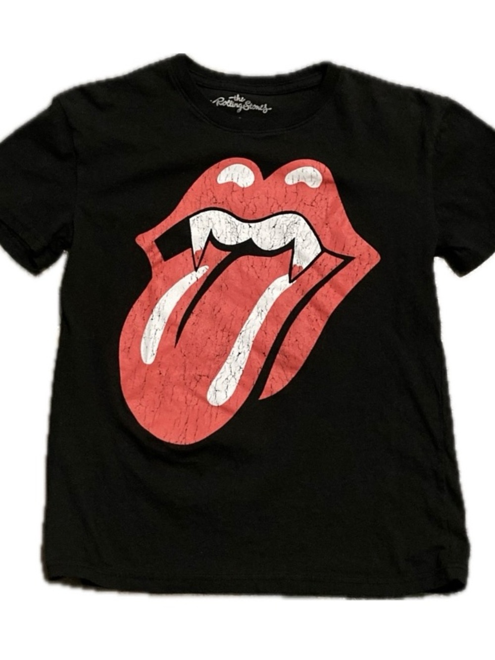 The Rolling Stones Women's Vampire Lips T-Shirt Size S
